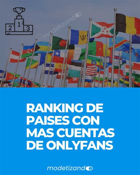 Ranking de Países con Más Cuentas de OnlyFans